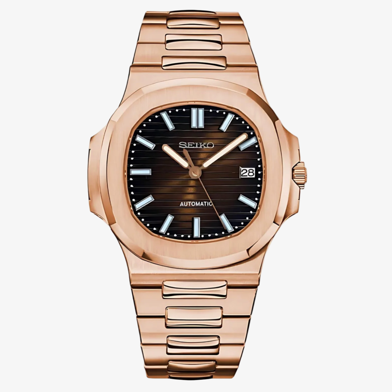 Seiko Mod | Nautilus Rose Gold