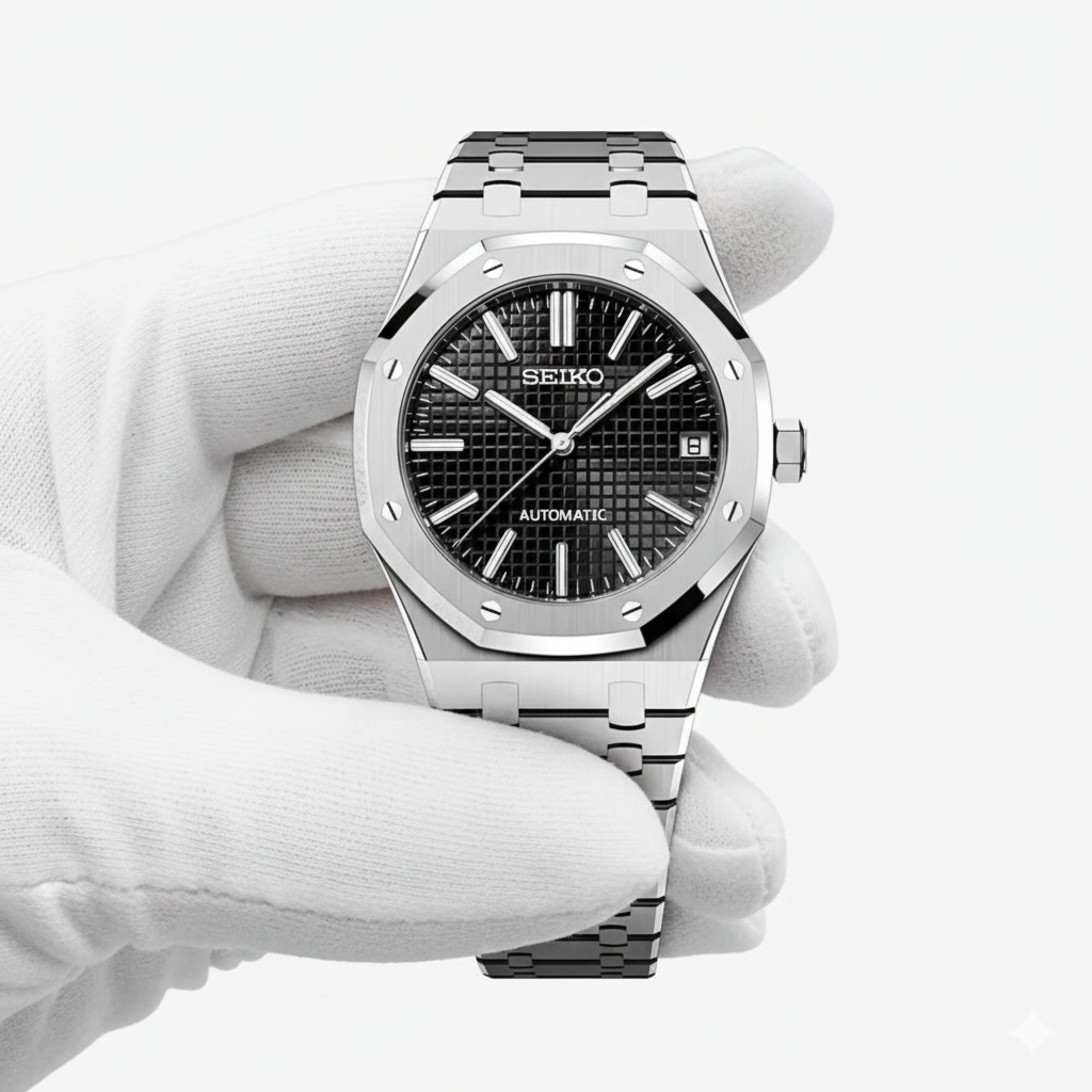 Seiko Mod | Royal Oak Black