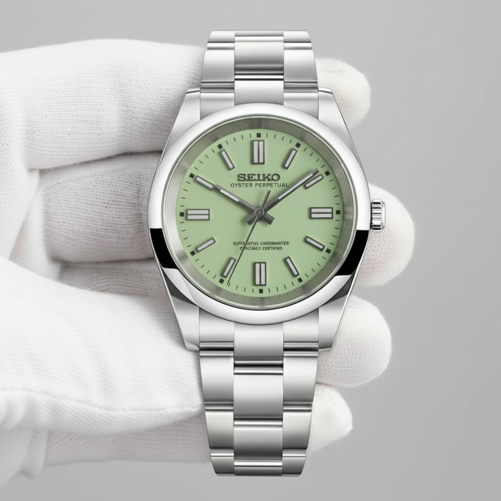 Seiko Mod | Oyster Green 
